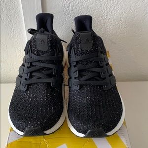 adidas Black and White Athletic Shoes